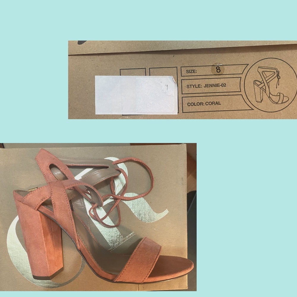 Charlotte Russe Coral Heels